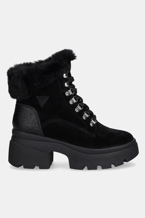 Guess stivaletti alla caviglia YARELI FLFYRL.SUE10.BLACK nero AW25