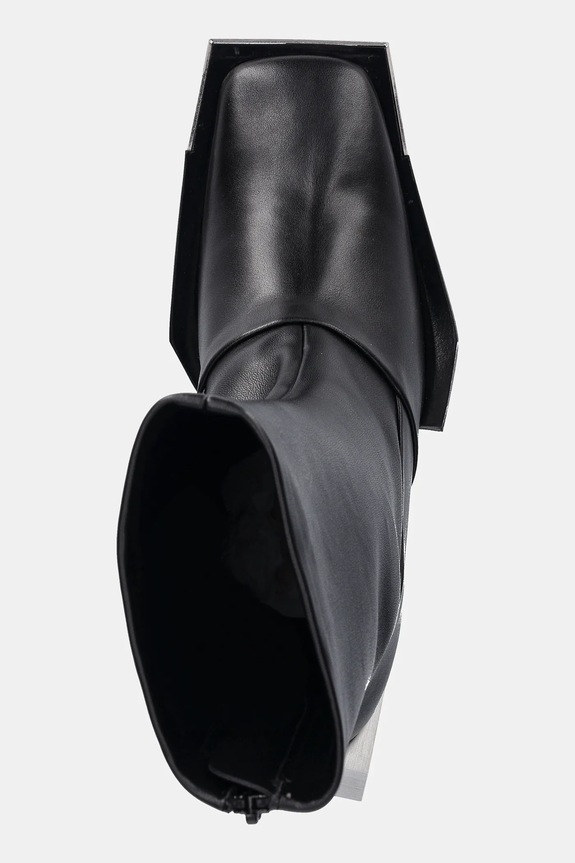 Heliot Emil botki skórzane czarny AW25.17.002.BLK01.CO