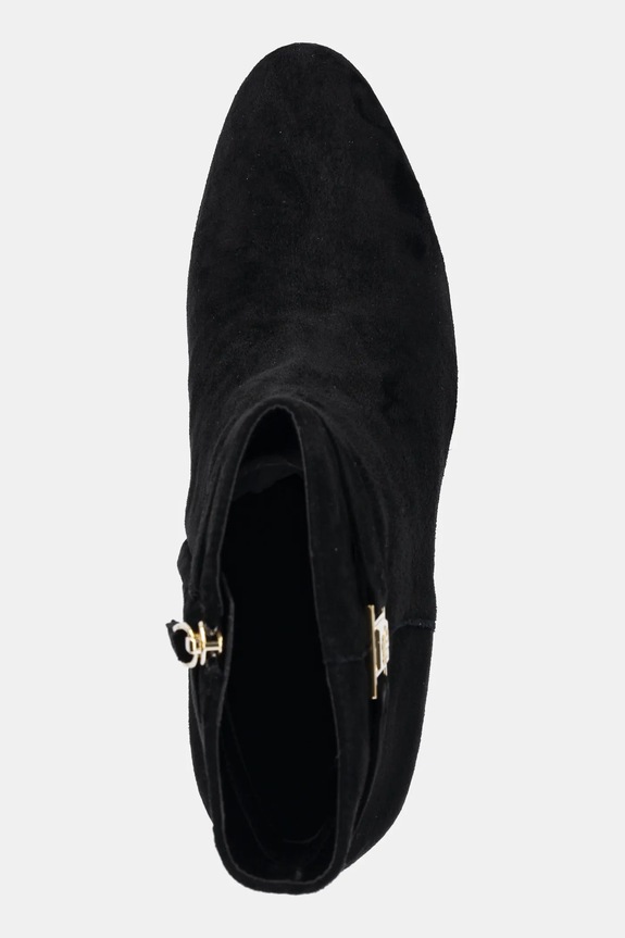 Semišové topánky Lauren Ralph Lauren Kellie Bt Hl čierna 802967827001.001