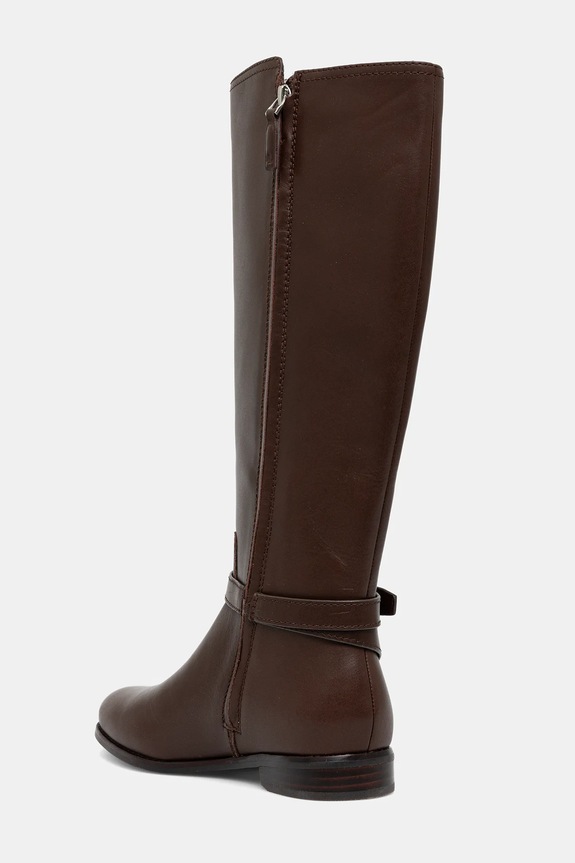Obuv Kožené čižmy Lauren Ralph Lauren Brooke Tll 2 802974383002.200 hnedá