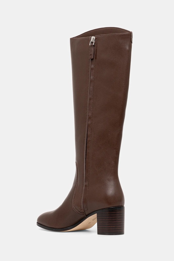 Cipők Lauren Ralph Lauren bőr csizma Charly 802974388002.200 barna