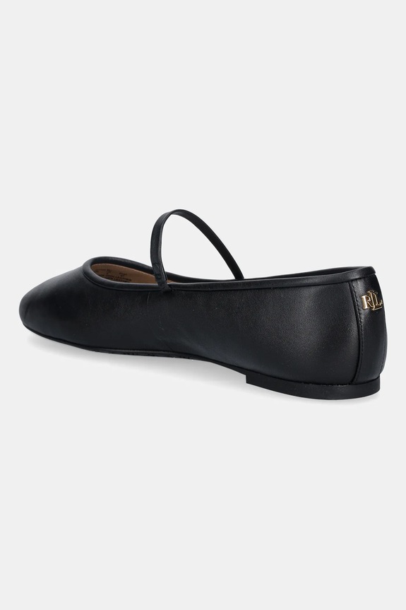 Обувь Кожаные балетки Lauren Ralph Lauren Jayna Mj 802977874001.001 чёрный