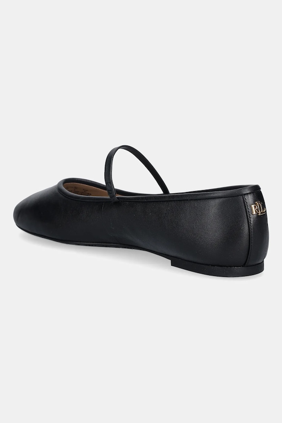Обувь Кожаные балетки Lauren Ralph Lauren Jayna Mj 802977874001.001 чёрный