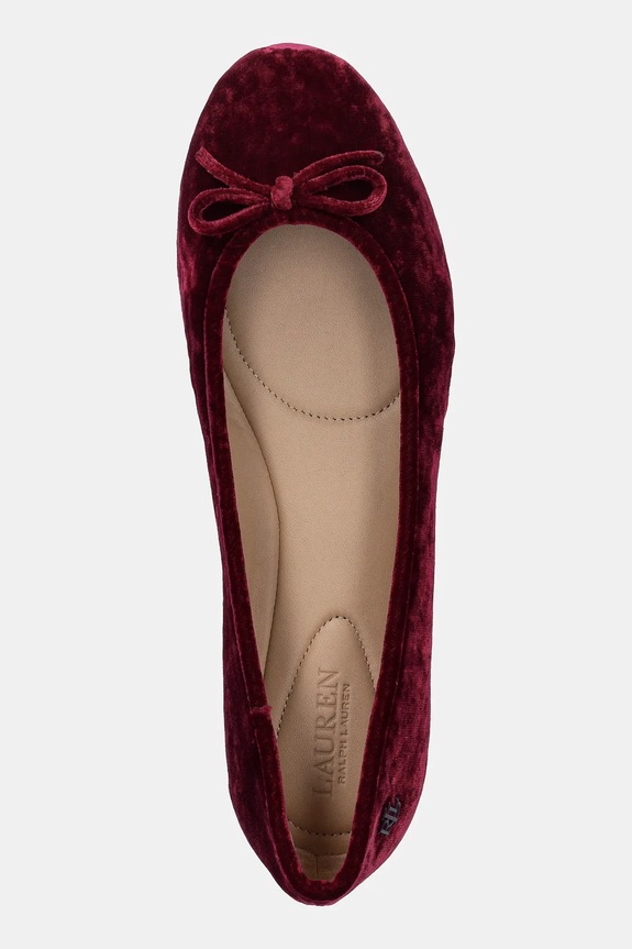 Lauren Ralph Lauren ballerine Jayna IIi granata 802977875004.500