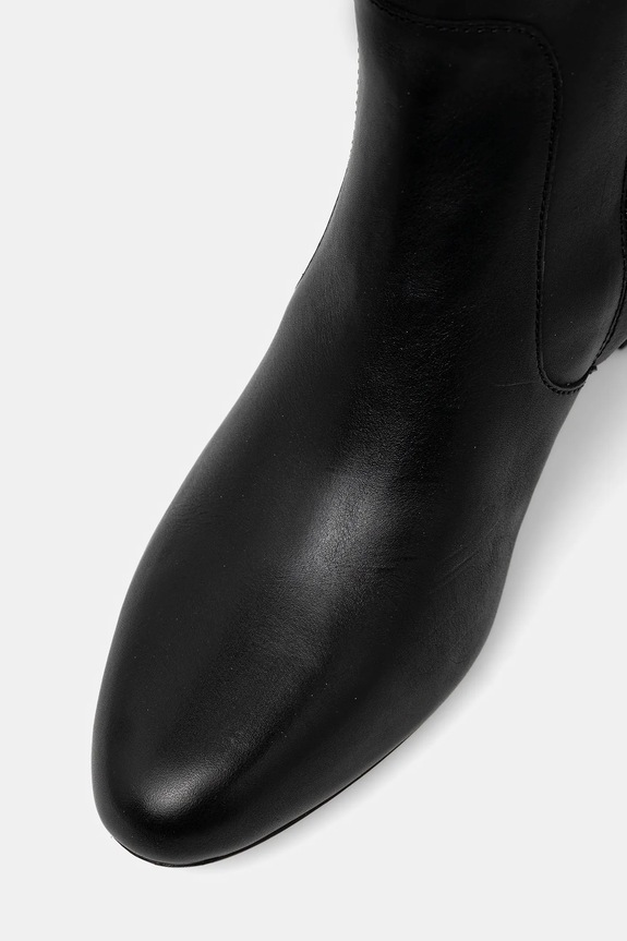 Kožne čizme Lauren Ralph Lauren Kenndi Tl Hl crna 802980067001.001
