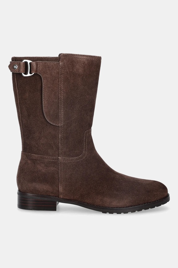 Semišové topánky Lauren Ralph Lauren Tasha Mid 802980070002.200 hnedá AW25