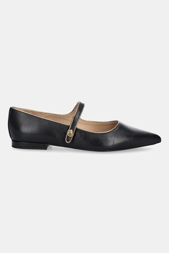 Lauren Ralph Lauren ballerine in pelle Londyn Mj2 802980119001.001 nero AW25