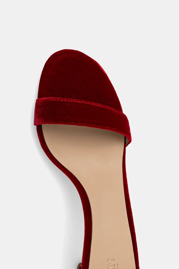 Πέδιλα Lauren Ralph Lauren Allie Mid κόκκινο 802980559005.600