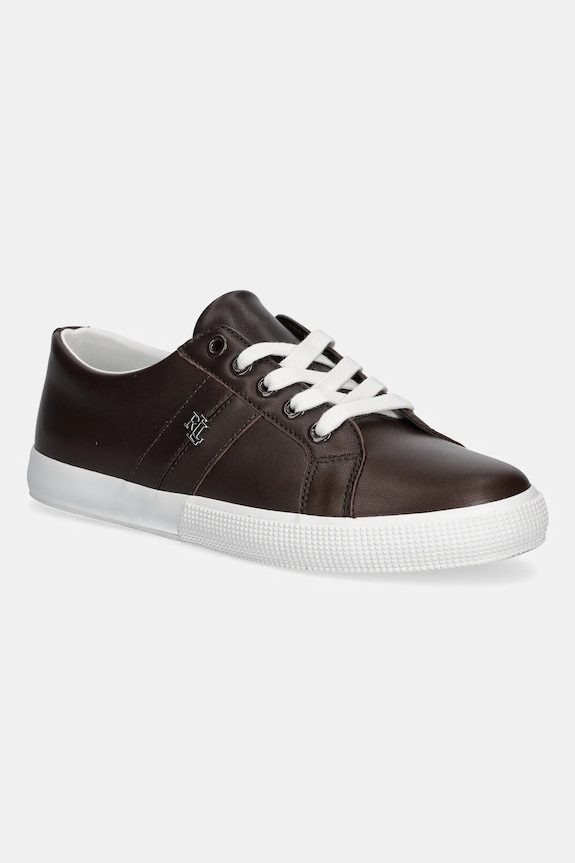 Lauren Ralph Lauren sneakers in pelle Janson II altri marrone 802P02448001.200