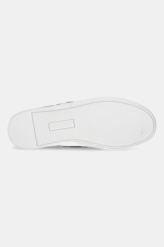 Lauren Ralph Lauren sneakers in pelle Janson II 802P02448001.200 marrone