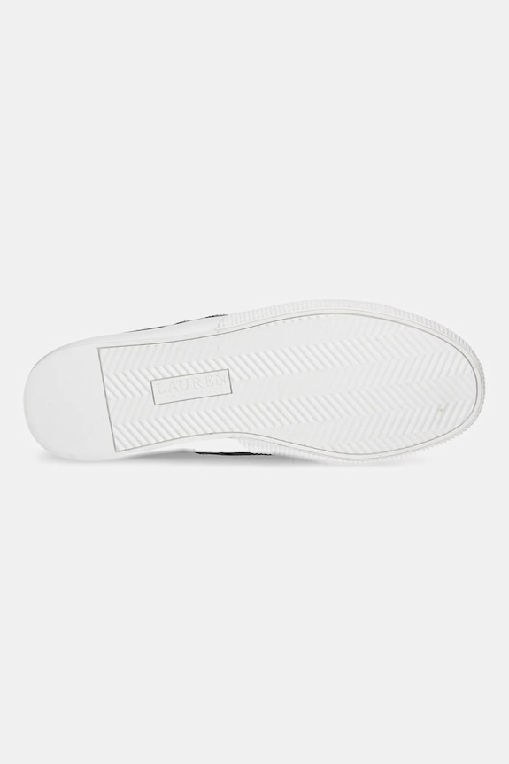 Lauren Ralph Lauren sneakers in pelle Janson II 802P02448001.200 marrone