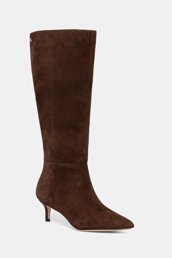 Semišové čižmy Lauren Ralph Lauren Mckay Tl Hl ihličkový hnedá 802967811004.200