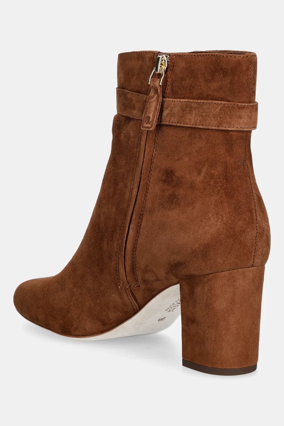 Obuwie Lauren Ralph Lauren botki zamszowe Kellie Bt Hl 802967827002.200 brązowy