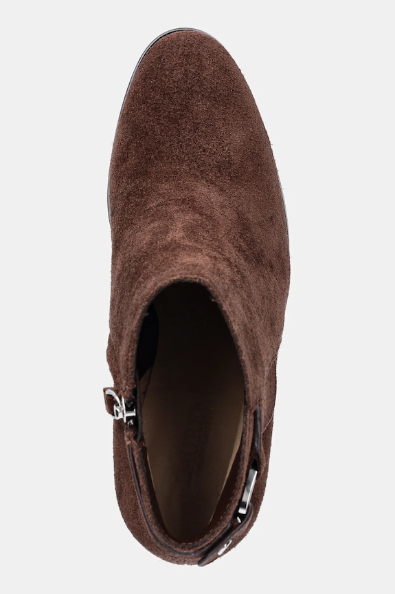 Semišové topánky Lauren Ralph Lauren Tasha Bt Hl hnedá 802980068002.200
