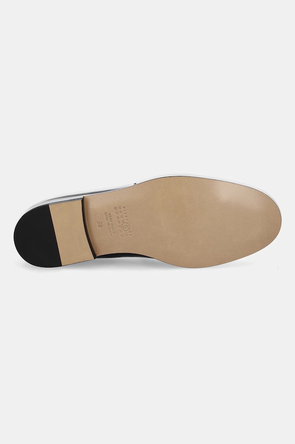 Kožené mokasíny MM6 Maison Margiela S59WR0096.P5000.T8013 čierna