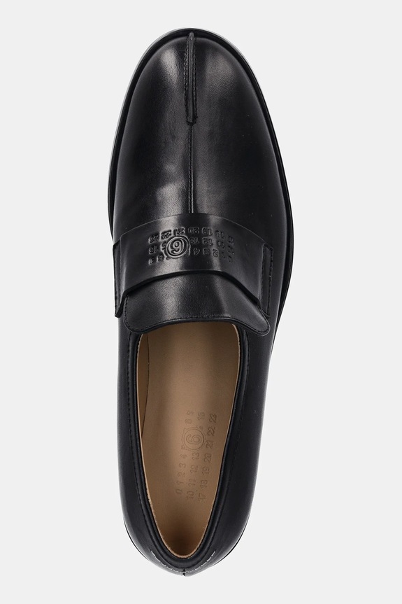 Kožené mokasíny MM6 Maison Margiela čierna S59WR0096.P5000.T8013