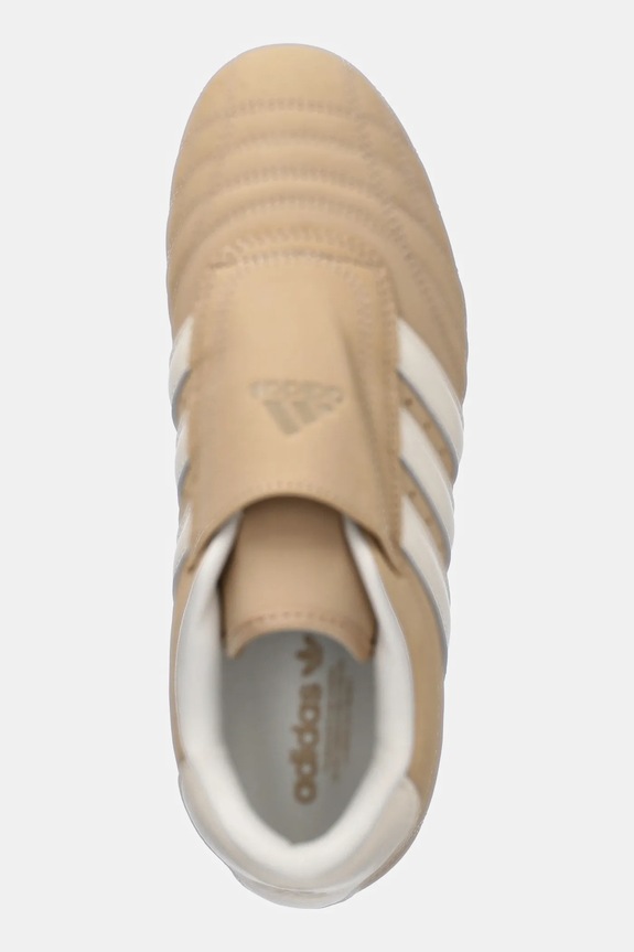 Nubukové tenisky adidas Originals Taekwondo W hnedá JS4524