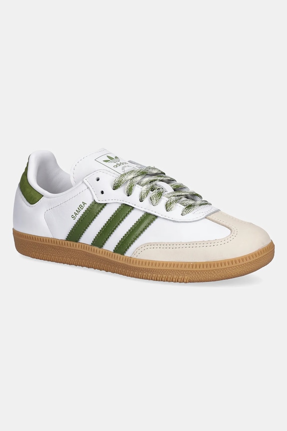 adidas Originals sneakersy skórzane Samba Og W niska biały JS1352