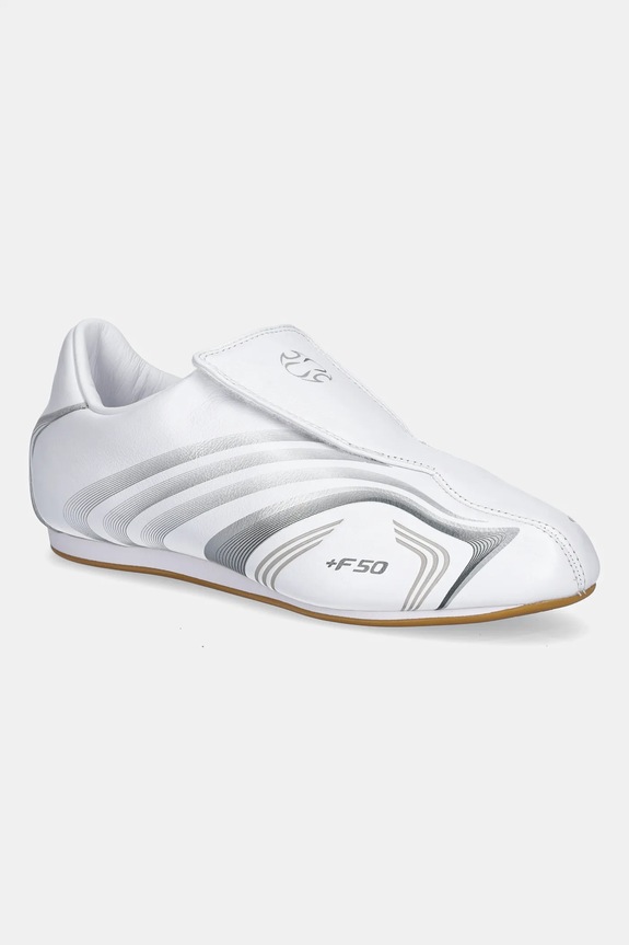 adidas Originals sneakersy skórzane Taekwondo F50 W niska biały JR6404