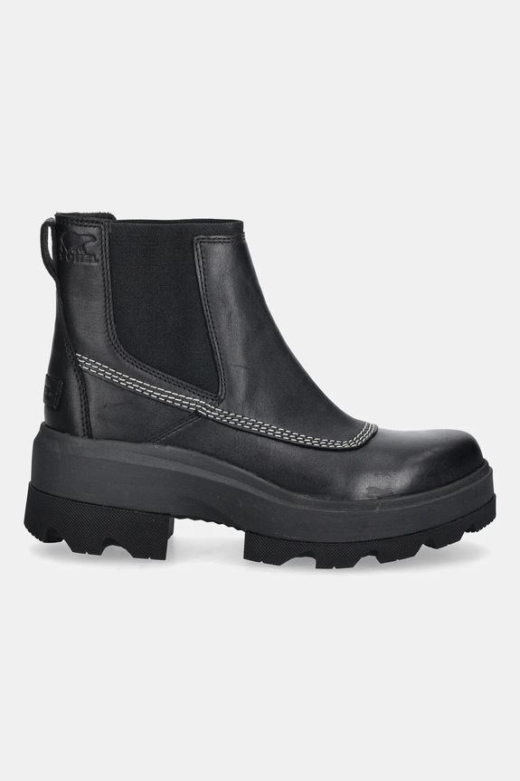 Sorel ghete chelsea de piele JOAN FRWD CHELSEA 2138421010 negru AW25