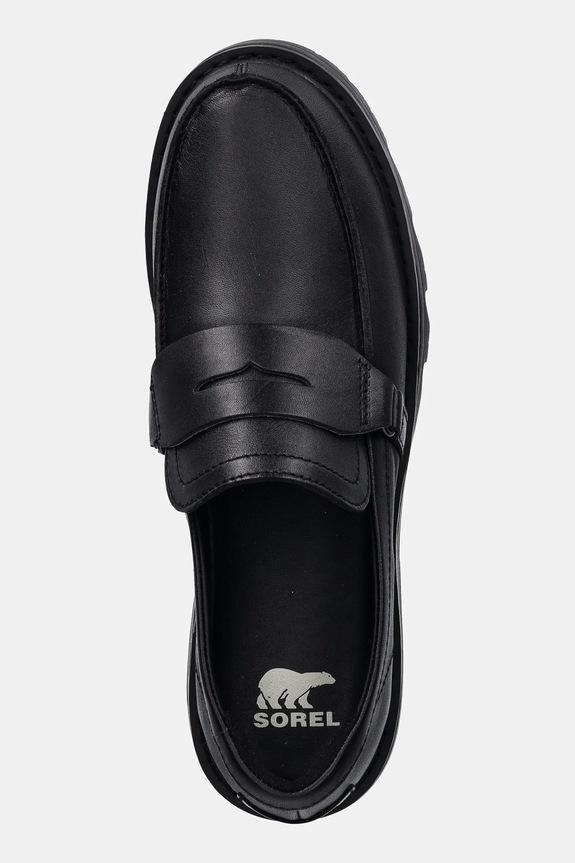 Δερμάτινα μοκασίνια Sorel REVEL AVE LOAFER μαύρο 2144851010