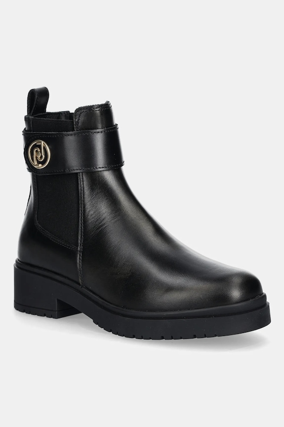 Liu Jo ghete chelsea de piele NEW NANCY ECO 2-2 pana la 5 cm negru SA5203PX24122222
