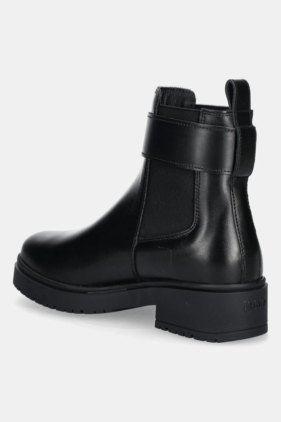 Încălțăminte Liu Jo ghete chelsea de piele NEW NANCY ECO 2-2 SA5203PX24122222 negru