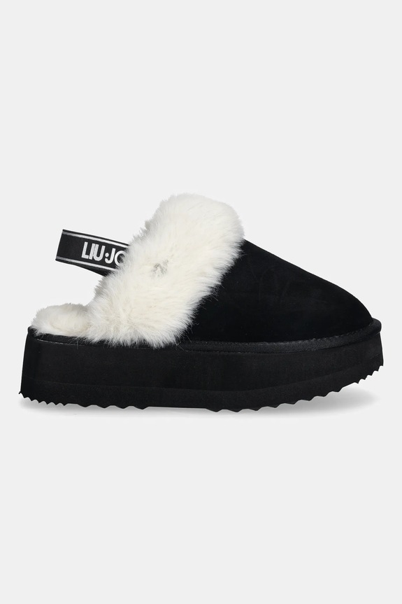 Semišové papuče Liu Jo JANE 10 SF5107P030622222 čierna AW25