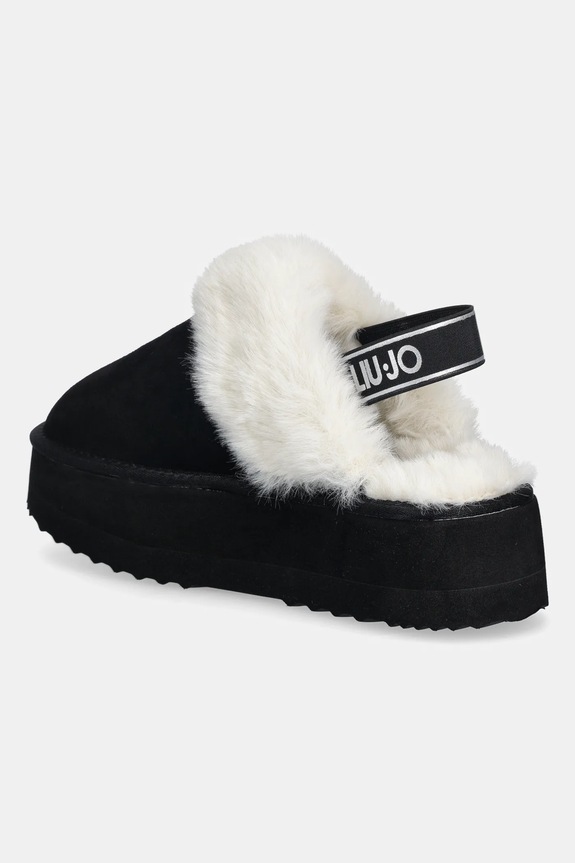 Obuv Semišové papuče Liu Jo JANE 10 SF5107P030622222 čierna