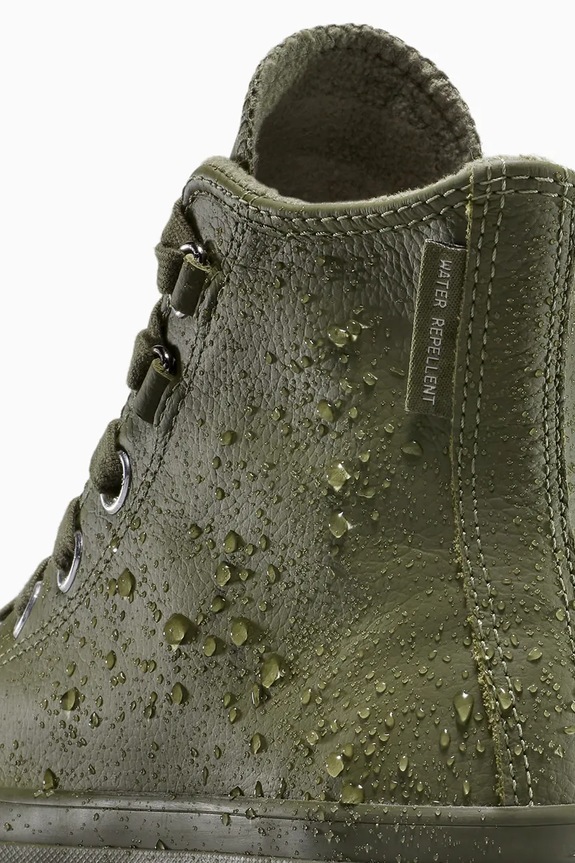 Kožne tenisice Converse Chuck Taylor All Star Lift A12968C zelena