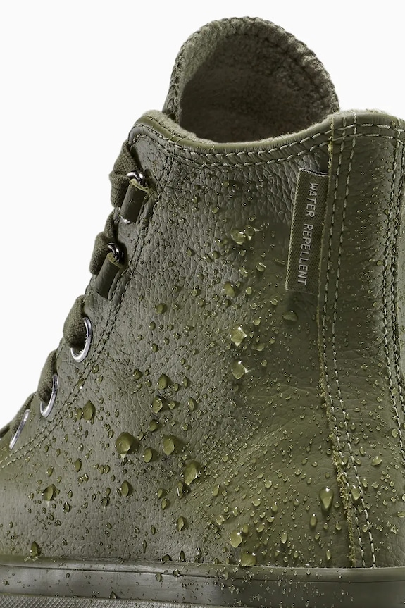 Kožne tenisice Converse Chuck Taylor All Star Lift A12968C zelena