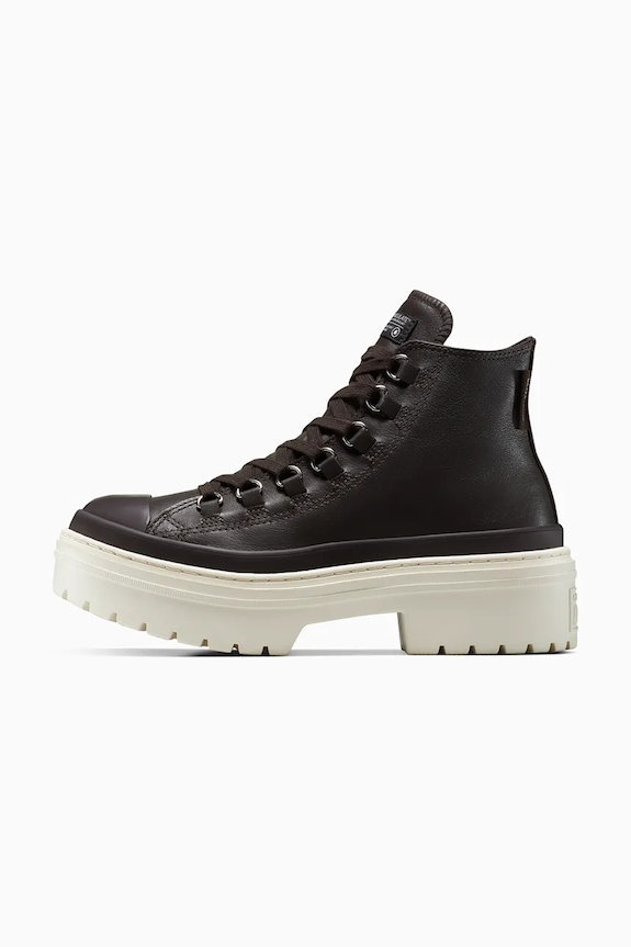 Converse trampki skórzane Chuck Taylor All Star Lugged Heel Cc A12982C brązowy