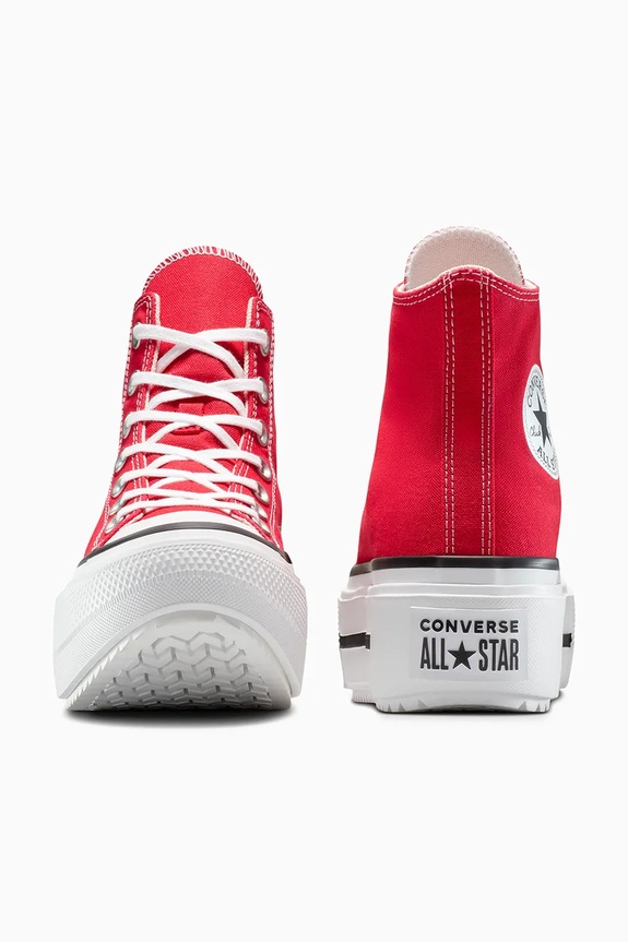 Obuwie Converse trampki Chuck Taylor All Star Lift Double Stack A15542C czerwony
