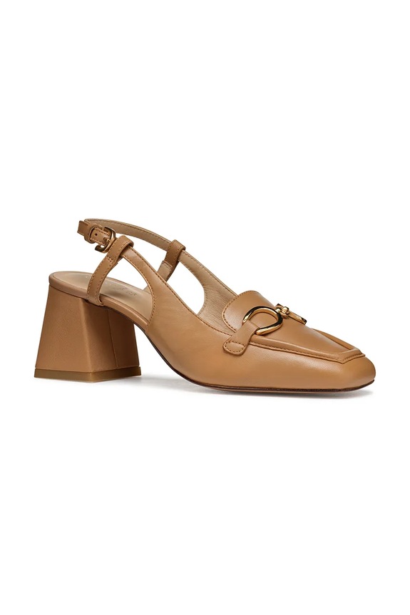 Geox pantofi de piele D CORONILLA D55D1A.000TU.C5000 bej AW25