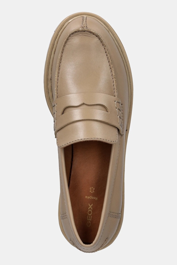 Geox mocassini in pelle D BLEYZE beige D16QDB.00043.C5322