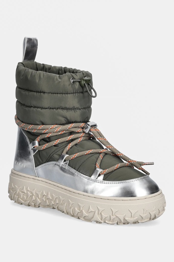 Inuikii stivali da neve Technical Performance finta pelle fiore verde 1001.010.0032.907