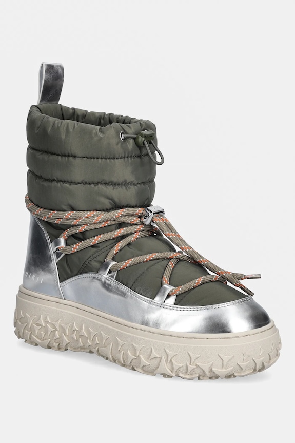 Inuikii stivali da neve Technical Performance finta pelle fiore verde 1001.010.0032.907