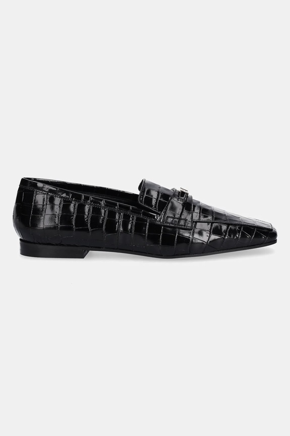 Anine Bing leather loafers freya A.14.11483 black AW25