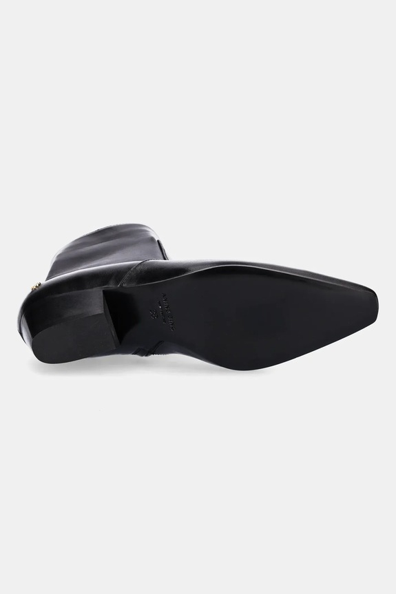 Anine Bing leather ankle boots freya A.14.11514 black