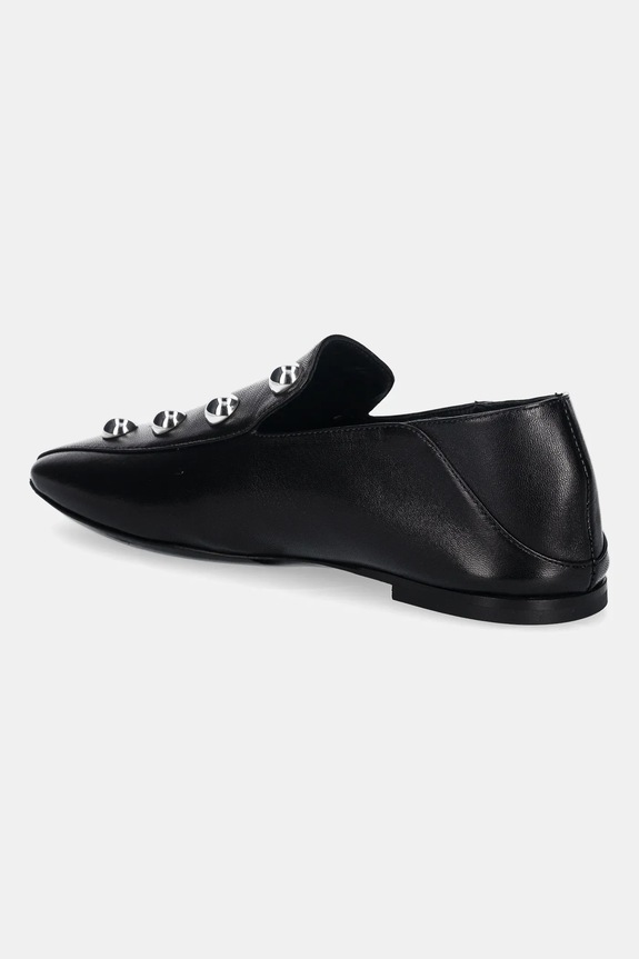 Scarpe IRO mocassini in pelle Cloclo Studs WM70CLOCLOST.BLA01 nero