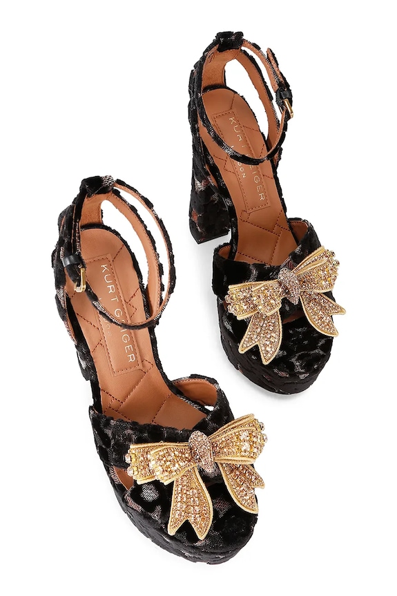 Sandály Kurt Geiger London Bow Platfrom Sandal 5028135689 hnědá AW25