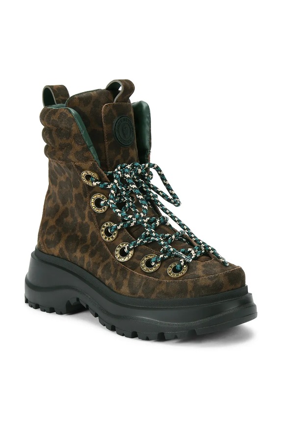 Gležnječe od brušene kože Kurt Geiger London Kensington Hiker 4991835289 smeđa AW25