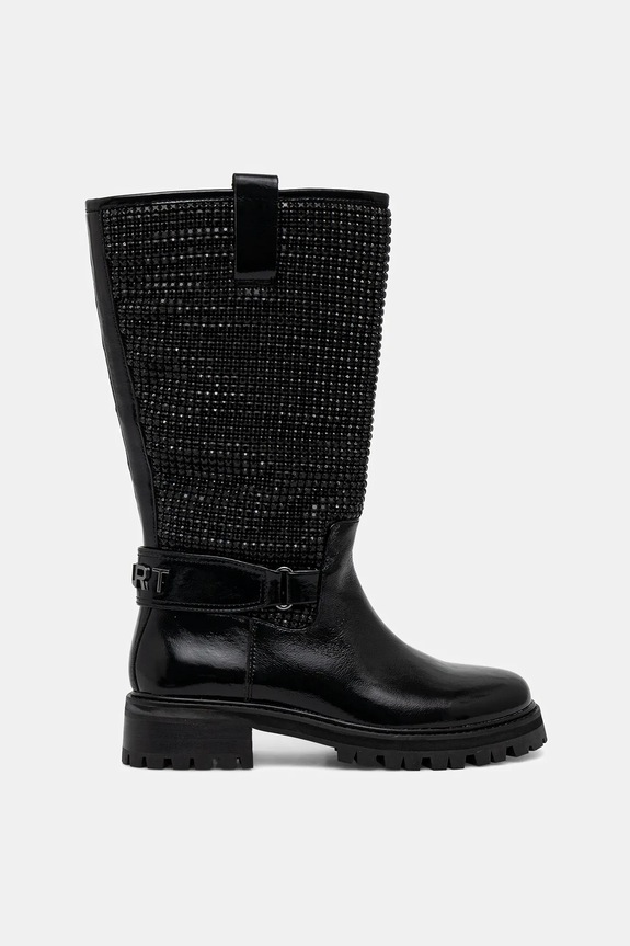 Členkové topánky Kurt Geiger London Kurt Mid Calf Boot 4992800039 čierna AW25
