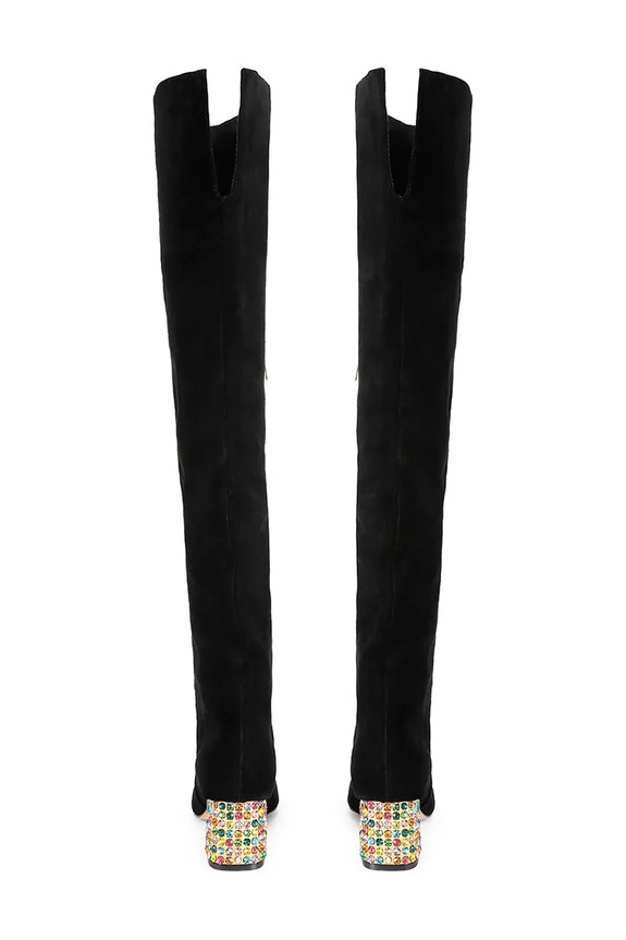 Obuv Semišové čižmy Kurt Geiger London Chelsea Block Otk Boot 5003300209 čierna