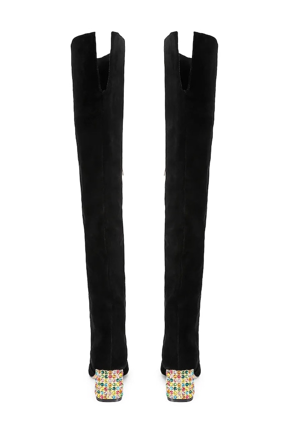 Obuv Semišové čižmy Kurt Geiger London Chelsea Block Otk Boot 5003300209 čierna