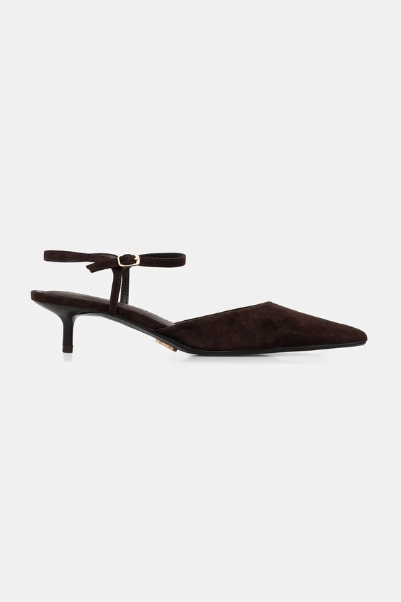 Steve Madden szpilki zamszowe Adelaide 11004721.205 brązowy AW25