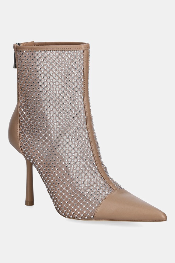 Steve Madden stivaletti alla caviglia Arlette stiletto beige 11004774.TMS