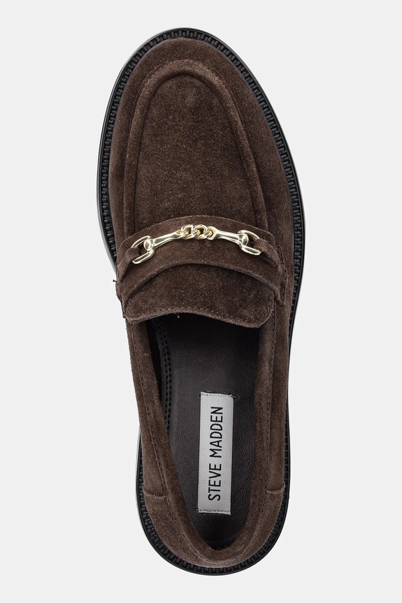 Semišové mokasíny Steve Madden Huddles hnedá 11002911.205