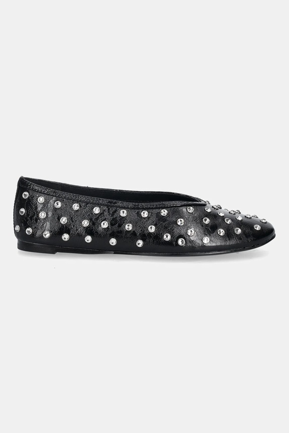 Kožené balerínky Steve Madden Leni-S 11004872.0BC čierna AW25