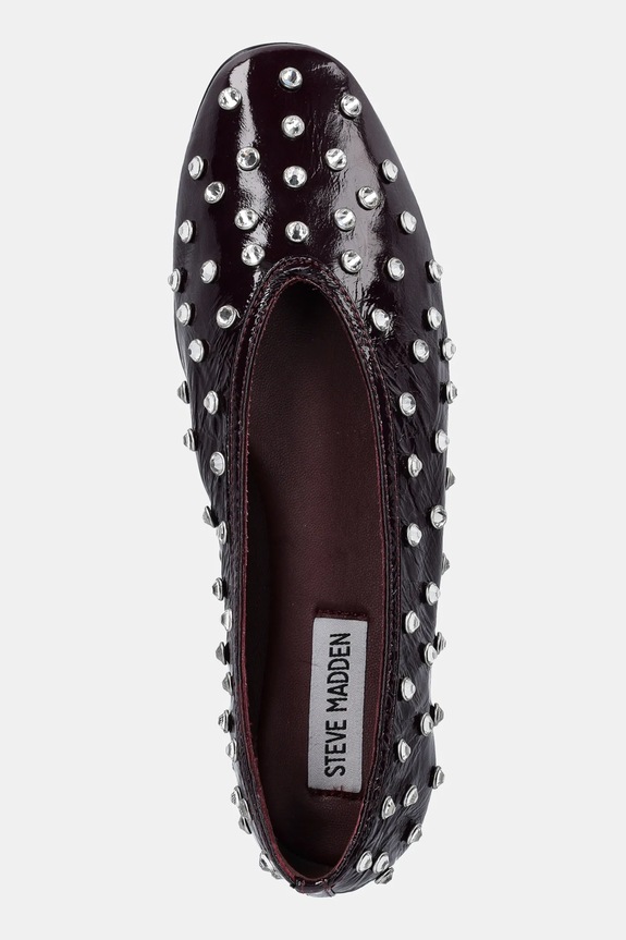 Steve Madden ballerine in pelle Leni-S granata 11004872.DCC